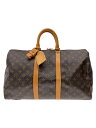 【中古】LOUIS VUITTON◆キーポル45_モノグラム・キャンバス_BRW/PVC/BRW【バッグ】