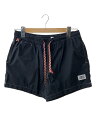 【中古】BURBERRY◆Black Logo Detail Drawstring Swim Short/M//BLK/8017675【メンズウェア】