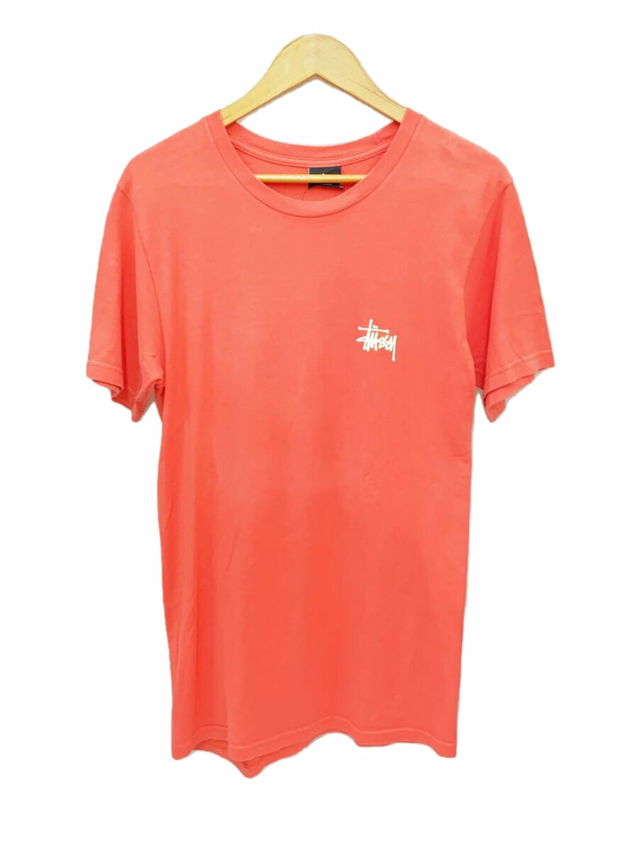 【中古】STUSSY◆Tシャツ/S/コットン/PNK/メキシコ製【メンズウェア】
