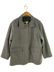 【中古】theory◆コート/S/ウール/GRY/01-0409604-025-902【レディースウェア】