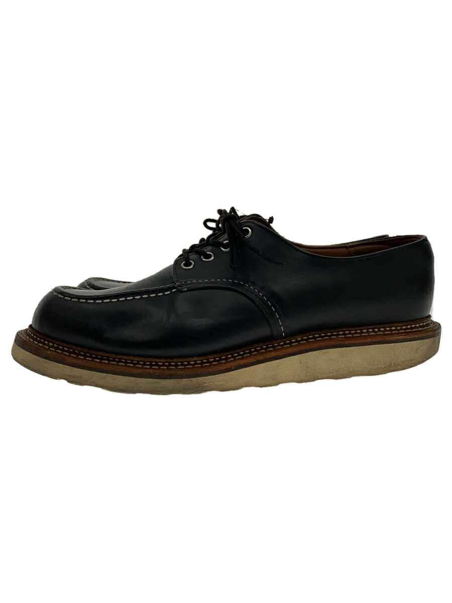 【中古】RED WING◆CLASSIC OXFORD BLACK CHROME/USA製/27cm/BLK/レザー【シューズ】