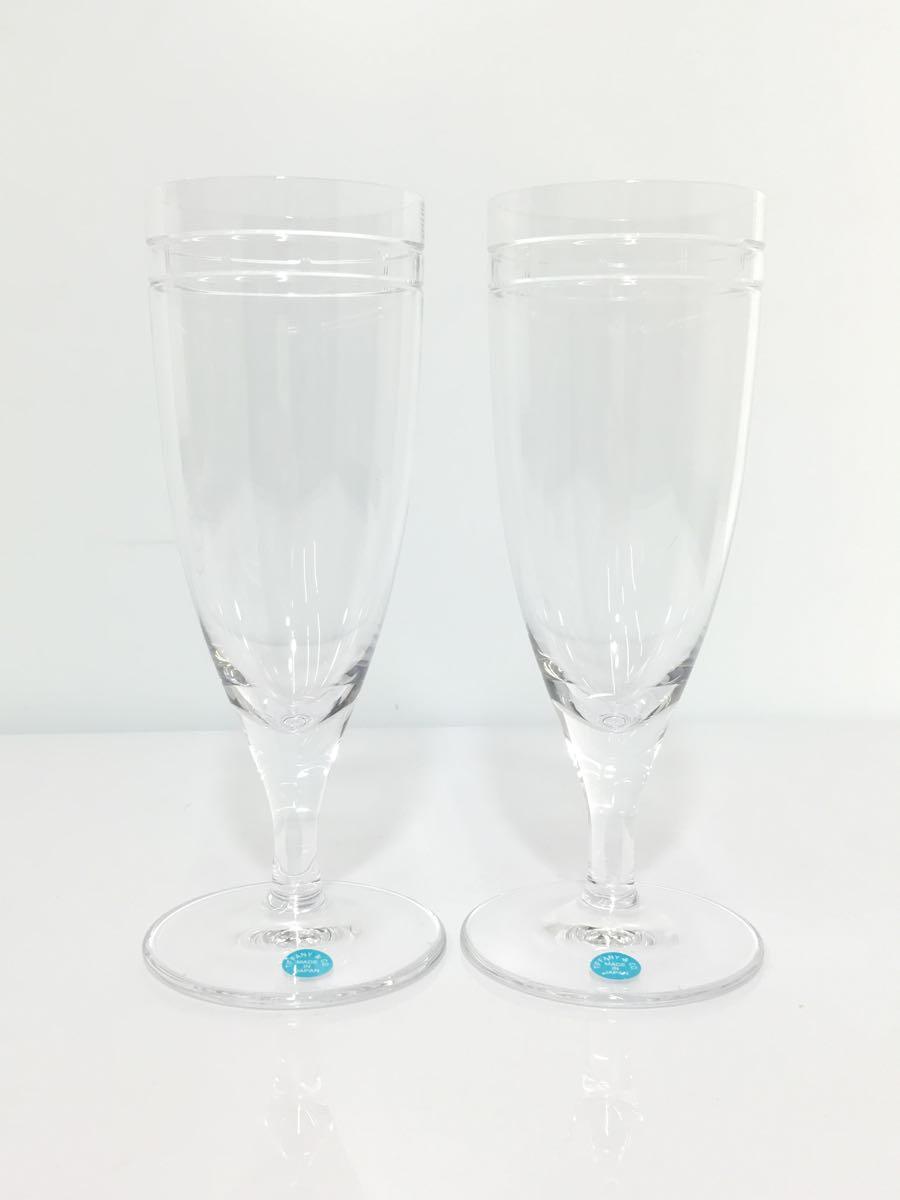 【中古】TIFFANY&Co.◆アトラスピルスナー/ペアグラス/2点セット/クリア//【キッチン用品】