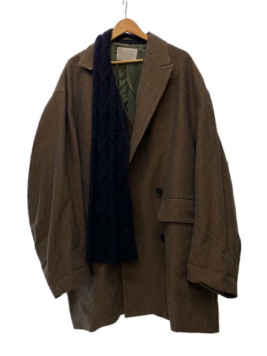 【中古】kolor◆コート/2/ウール/BRW/22WCM-C10108【メンズウェア】 【中古】kolor◆コート/2/ウール/BRW/22WCM-C10108【メンズウェア】