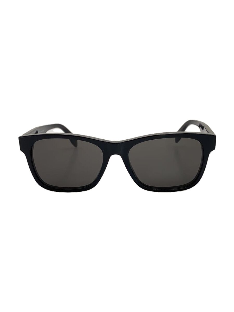 【中古】Alexander McQueen◆サングラス/ウェリントン/プラスチック/BLK/BLK/メンズ/AM0307O【服飾雑貨他】