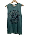 【中古】HYSTERIC GLAMOUR◆ノースリーブカットソー/FREE/--/GRN【レディースウェア】(4)