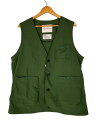【中古】WHITE MOUNTAINEERING◆24SS/NYLON VEST/ナイロンベスト/1/ナイロン/グリーン/WM2471221【メンズウェア】