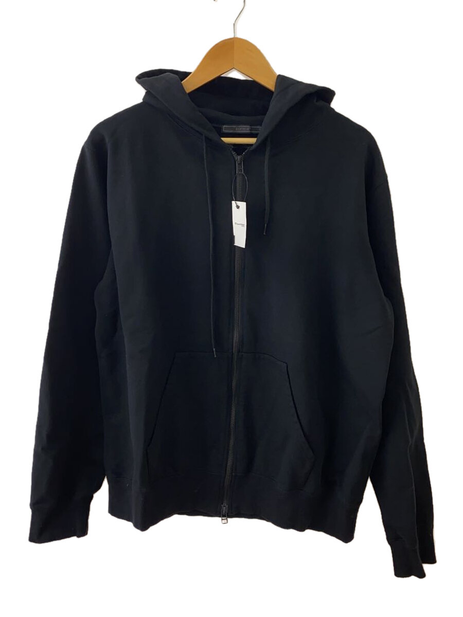 【中古】SOPHNET.◆STAR ELBOW PATCHED ZIP UP SWEAT HOODIE/コットン/BLK/SOPH-220056【メンズウェア】
