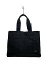 【中古】PORTER◆トートバッグ/キャンバス/BLK/無地【バッグ】
