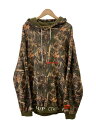 【中古】HERON PRESTON◆パーカー/L/コットン/KHK【メンズウェア】