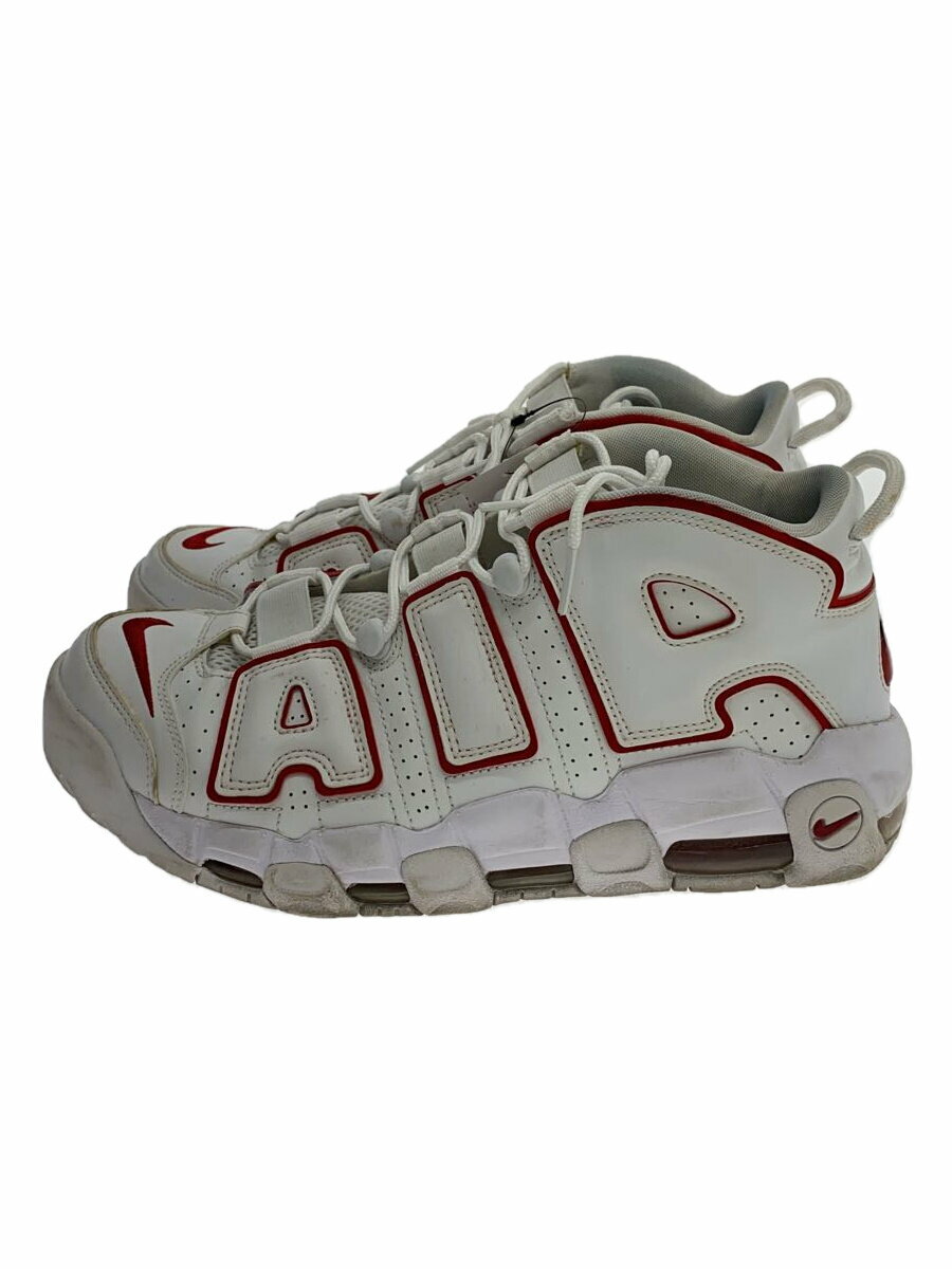 【中古】NIKE◆AIR MORE UPTEMPO 96/エアモアアップテンポ/ホワイト/921948-102/28.5cm/WHT【シューズ】