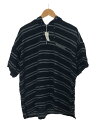 【中古】SILAS◆カットソー/XL/レーヨン/NVY/ボーダー【メンズウェア】