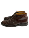 【中古】Alden◆チャッカブーツ/US7/BRW/レザー/1357【シューズ】