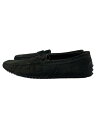 【中古】TOD’S◆ローファー/27cm/BLK/スウェード【シューズ】(4)