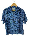 【中古】WACKO MARIA◆アロハシャツ/S/レーヨン/NVY/レオパード/23SS-WMS-HI10【メンズウェア】(4)