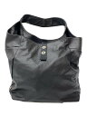 【中古】MASTERPIECE◆バッグ/レザー/BLK/無地【バッグ】