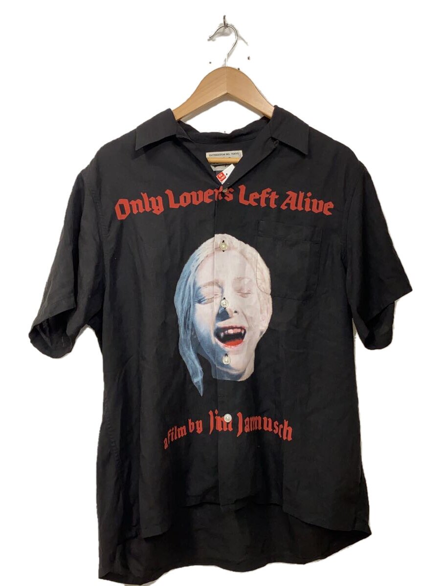 WACKO MARIA◆×JIM JARMUSCH/S/S HAWAIIAN SHIRT/21SS/M/--/BLK/プリント//