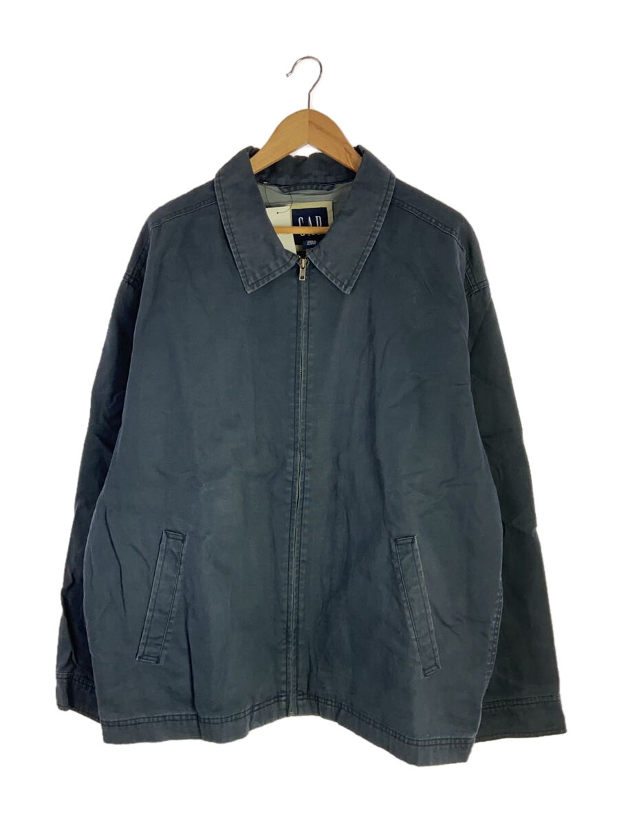 【中古】GAP◆00s/スイングトップブルゾン/XL/コットン/NVY【メンズウェア】