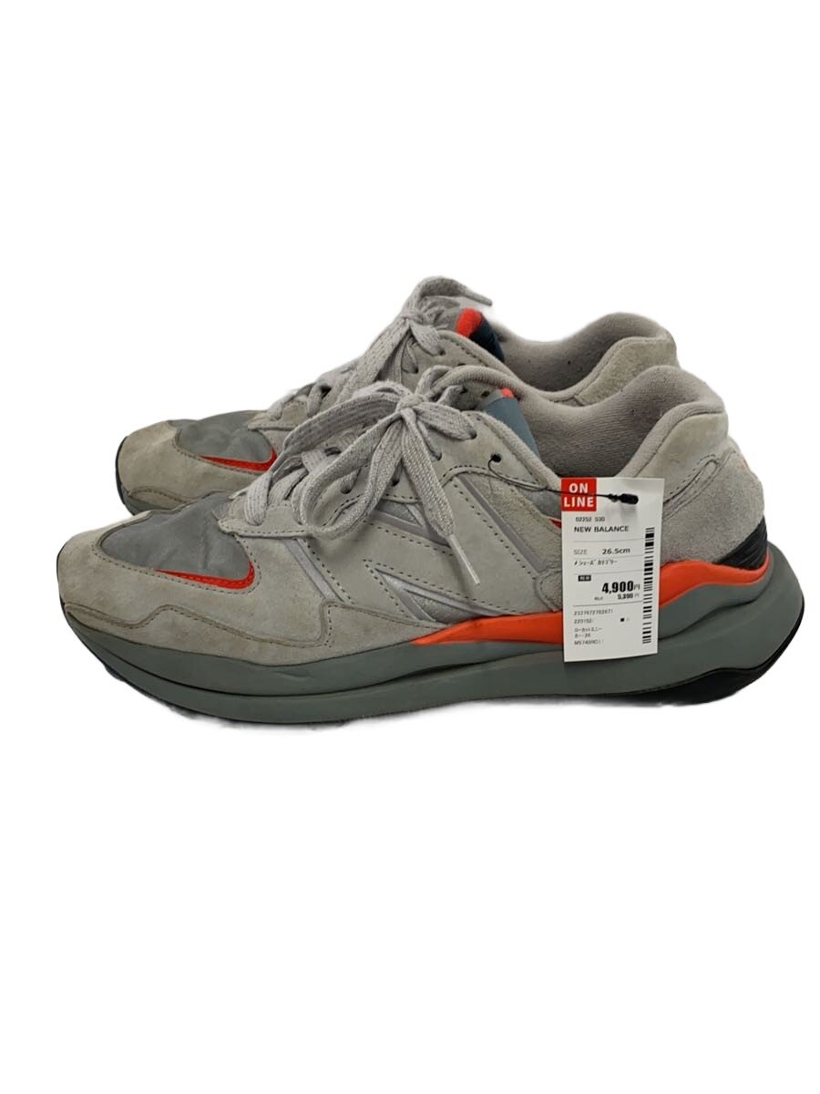 NEW BALANCE◆ローカットスニーカー/26.5cm/GRY/M5740RC1