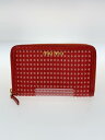 【中古】MIU MIU◆財布/--/RED/レディー