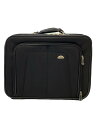 【中古】SAMSONITE◆トラベルキャリー/キャンバス/BLK【バッグ】