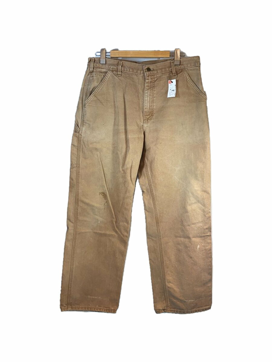 【中古】Carhartt◆00s/ペインターパンツ/36/コットン/ダック地/BEG/B11 BRN【メンズウェア】