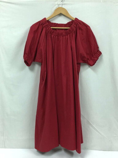 【中古】AYANO HAKURA/半袖ワンピース/one/コットン/RED/無地/AYANOHAKURA-100032//【レディースウェア】 【中古】AYANO HAKURA/半袖ワンピース/one/コットン/RED/無地/AYANOHAKURA-100032//【レディースウェア】