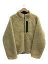 【中古】FREAK’S STORE◆フリースジャケット/L/ポリエステル/BEG/無地/FS-19AW-35【メンズウェア】