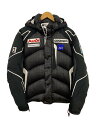 【中古】GOLDWIN◆ウェアー/ダウンジャケット/S/BLK/G-4000/チケッチホルダー劣化有【スポーツ】