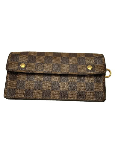 【中古】LOUIS VUITTON◆ポルト・フォイユ・アコルディオン_ダミエ・エベヌ_BRW/PVC/BRW/メンズ【服飾雑貨他】 【中古】LOUIS VUITTON◆ポルト・フォイユ・アコルディオン_ダミエ・エベヌ_BRW/PVC/BRW/メンズ【服飾雑貨他】