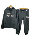 【中古】NIKE◆セットアップ/2L/ポリエステル/GRY/HJ3002-010【メンズウェア】