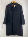 【中古】ステンカラーコート/SIZE:S/--/カシミア100パーセント使用/BLK【メンズウェア】(4)
