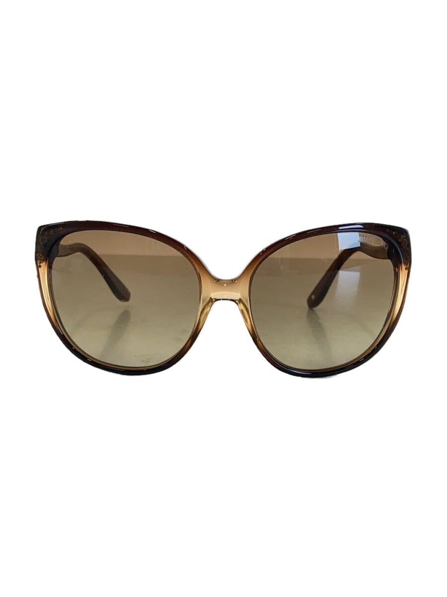 B, C, D, G, J, L, S, T, Z - 【中古】JIMMY CHOO◆サングラス/ウェリントン/プラスチック/BRW/BRW/レディース/CHARLOTTE/S WSXJD【服飾雑貨他】