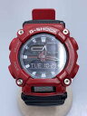【中古】CASIO◆クォーツ腕時計_G-SHOCK/デジアナ/ラバー/BLK/RED//【服飾雑貨他】