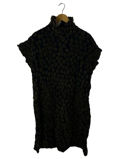 【中古】me ISSEY MIYAKE◆ノースリーブワンピース/--/コットン/NVY/ドット/MI74FH612【レディースウェア】 【中古】me ISSEY MIYAKE◆ノースリーブワンピース/--/コットン/NVY/ドット/MI74FH612【レディースウェア】