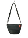 【中古】Manhattan Portage◆ショルダーバッグ/ナイロン/BLK【バッグ】