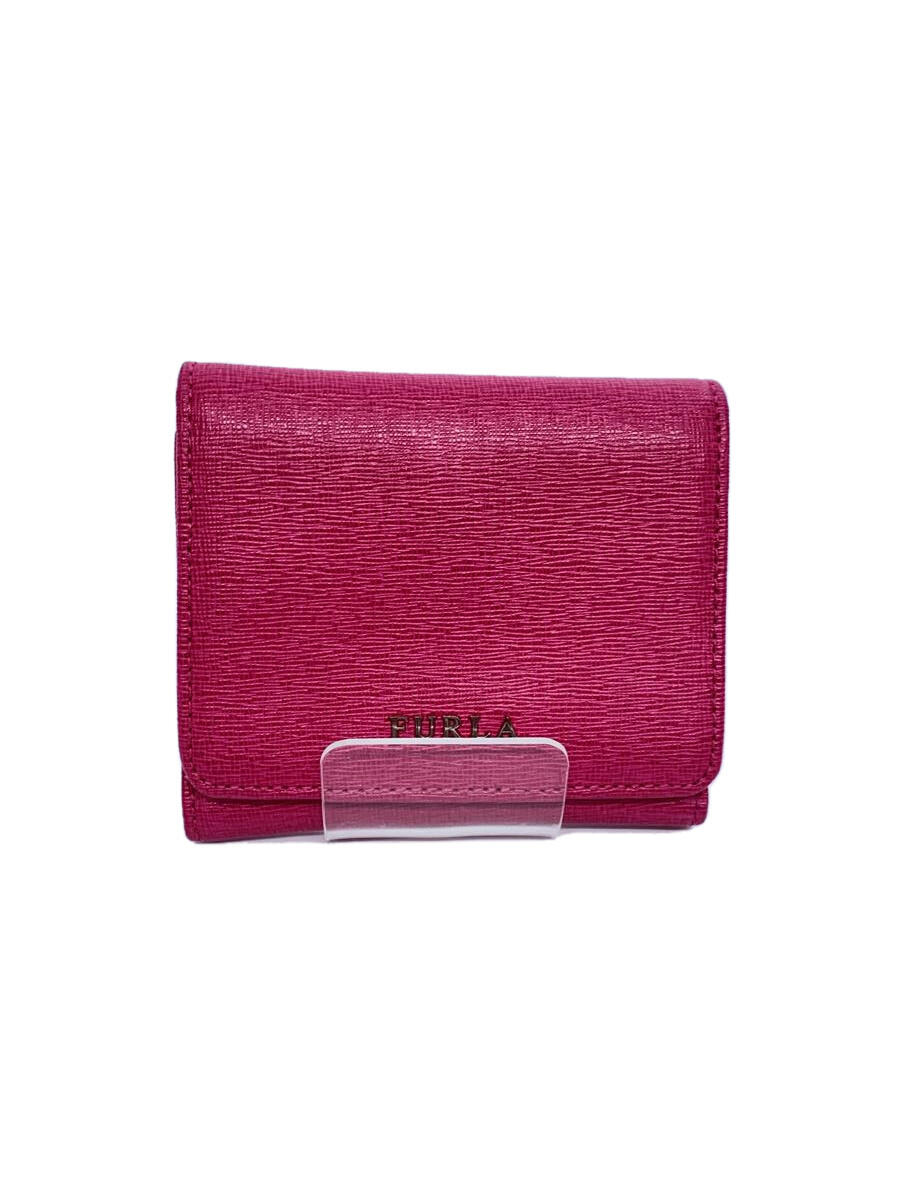 【中古】FURLA◆2つ折り財布/--/PNK/レディース【服飾雑貨他】