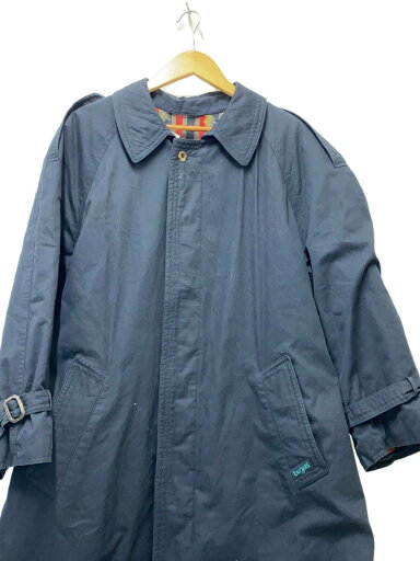 【中古】BUGATTI◆90s-ドイツ製/vintageステンカラーコート/--/--/BLK/無地【メンズウェア】 【中古】BUGATTI◆90s-ドイツ製/vintageステンカラーコート/--/--/BLK/無地【メンズウェア】