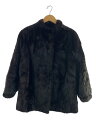 【中古】SAGA MINK◆コート/--/ファー/BRW/無地【レディースウェア】