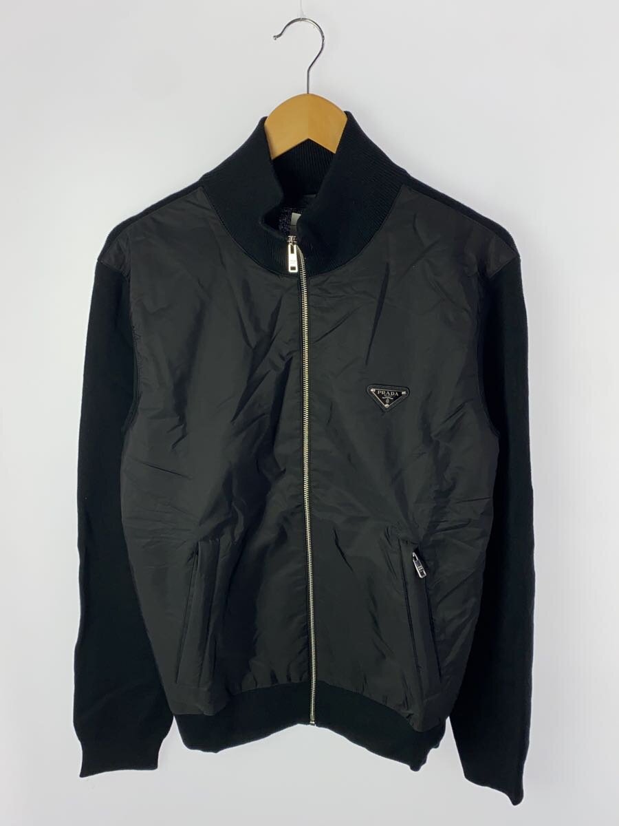 【中古】PRADA◆ブルゾン/50/--/BLK/ブラック/umg116【メンズウェア】