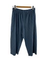 【中古】HOMME PLISSE ISSEY MIYAKE◆ボトム/2/ポリエステル/BLU/無地/HP93JF109【メンズウェア】