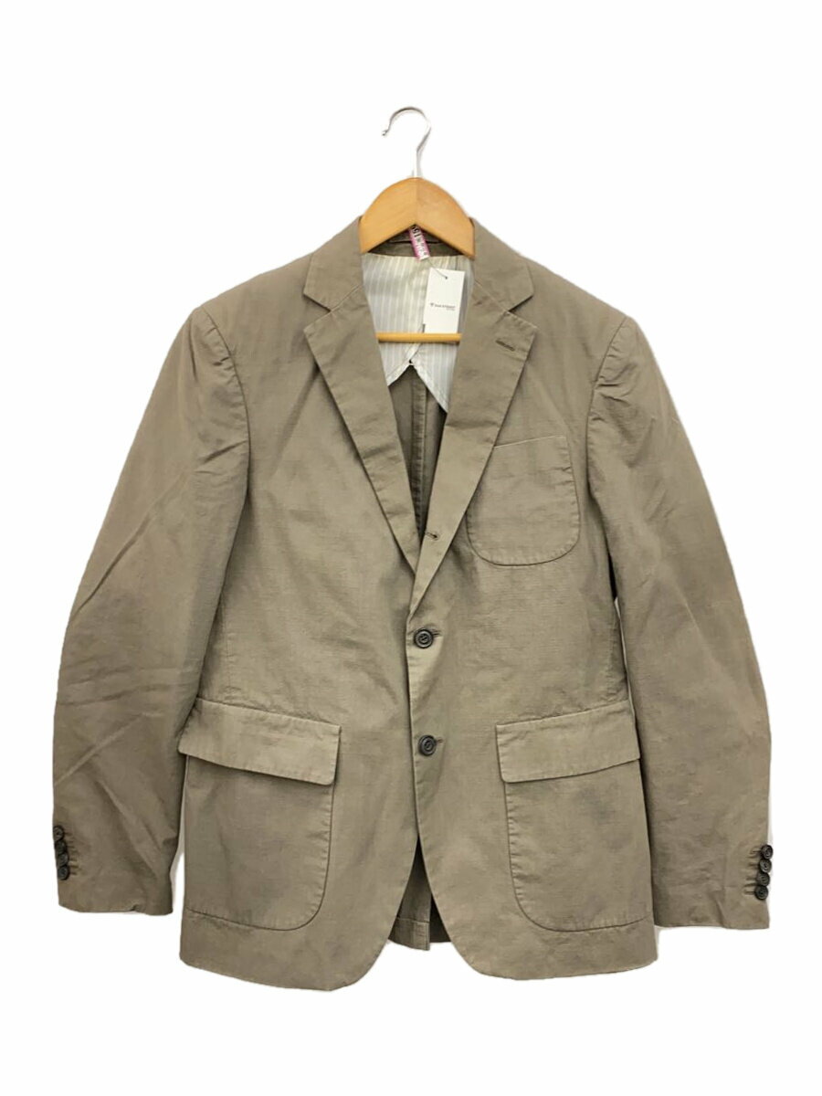 【中古】LARDINI◆テーラードジャケット/46/コットン/カーキ/WA976V/ラルディーニ//【メンズウェア】