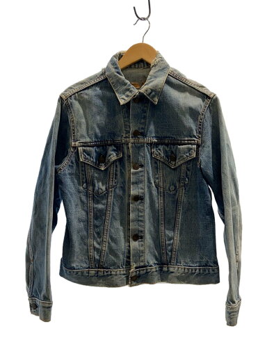 【中古】Levi’s◆Gジャン/--/デニム/IDG/不均等V/70505/BIGE/ボタン裏524/襟ダメージ【メンズウェア】 【中古】Levi’s◆Gジャン/--/デニム/IDG/不均等V/70505/BIGE/ボタン裏524/襟ダメージ【メンズウェア】