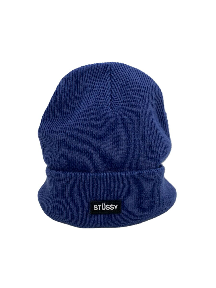 【中古】STUSSY◆ニットキャップ/ボ