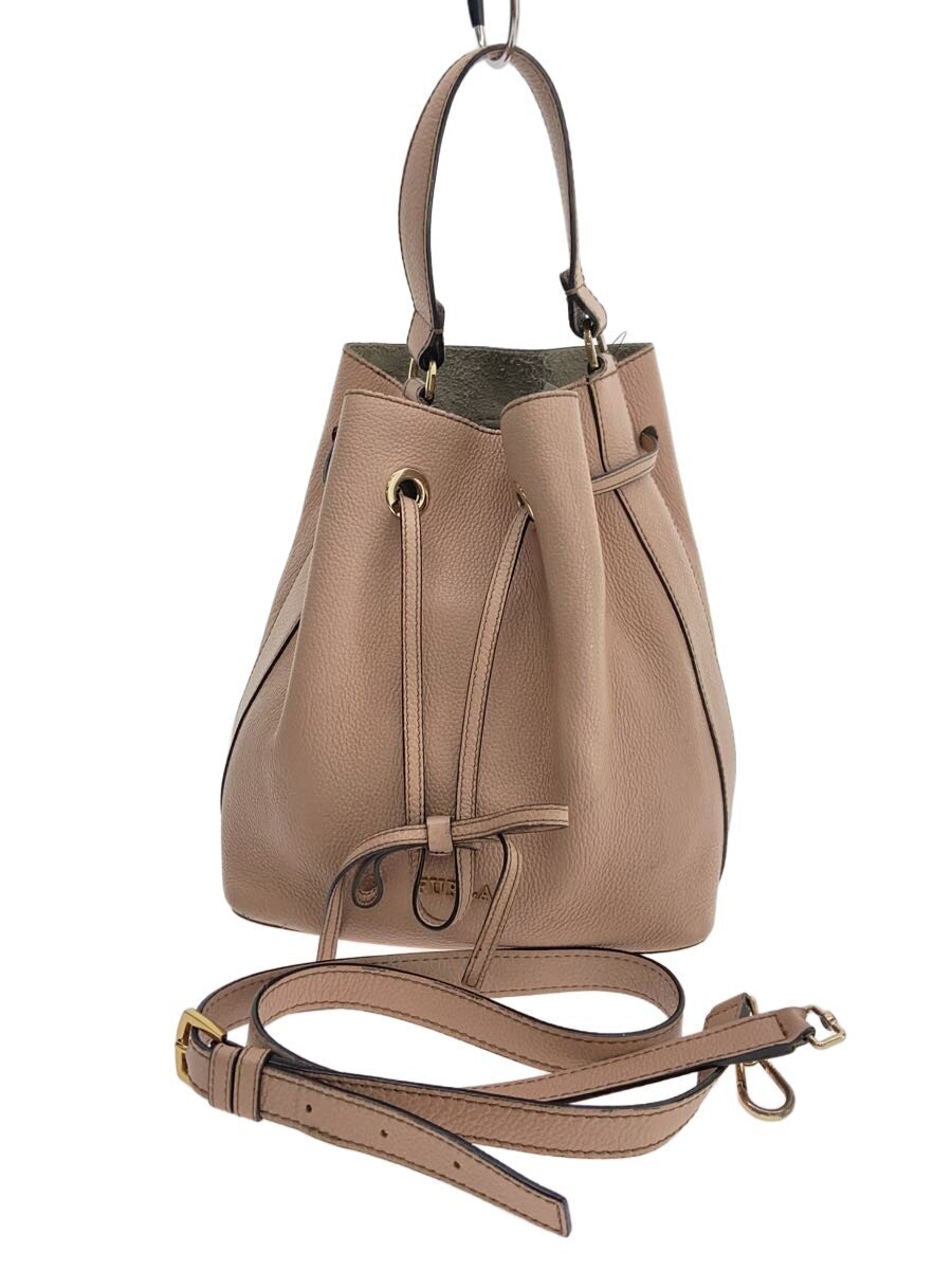 Furla - 【中古】FURLA◆ショルダーバッグ/--/BEG/無地/288687【バッグ】