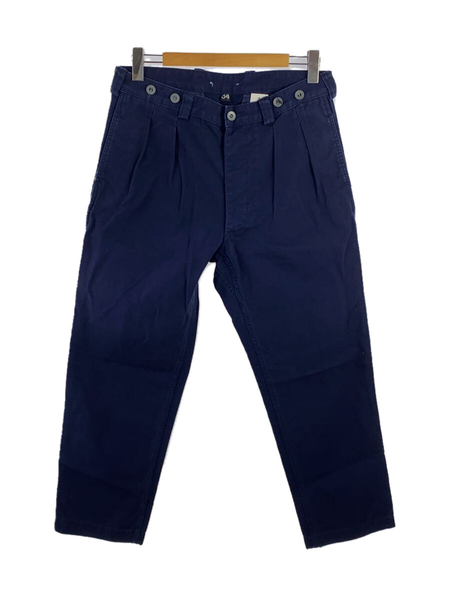 【中古】Nigel Cabourn◆LYBRO/ボトム/コットン/ネイビー/8011150000【メンズウェア】