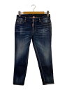 【中古】DSQUARED2◆ボトム/40/コットン/IDG【レディースウェア】