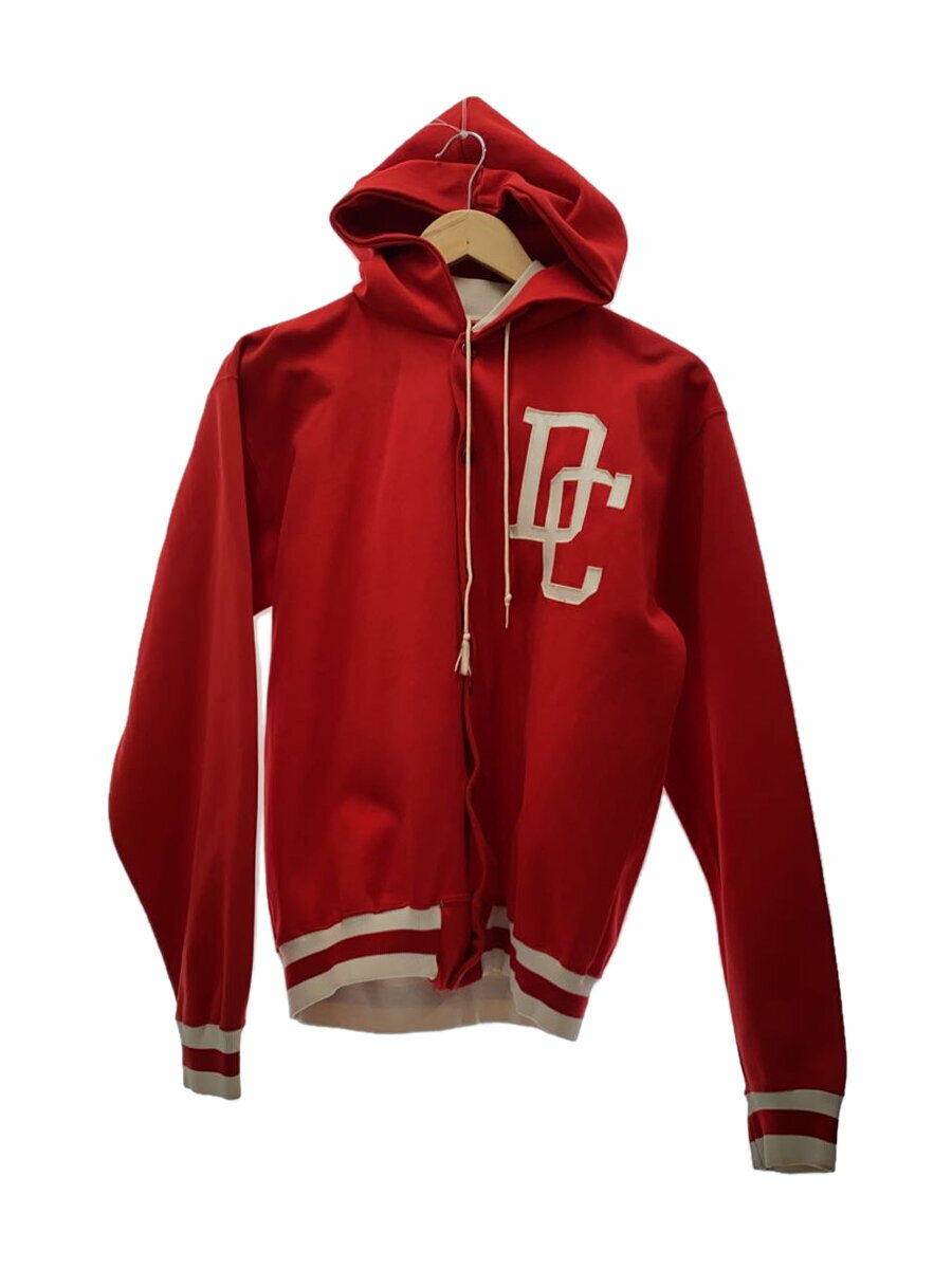 【中古】ATHLETIC SUPPLY INC/スタジャン/M/ポリエステル/RED/無地【メンズウェア】
