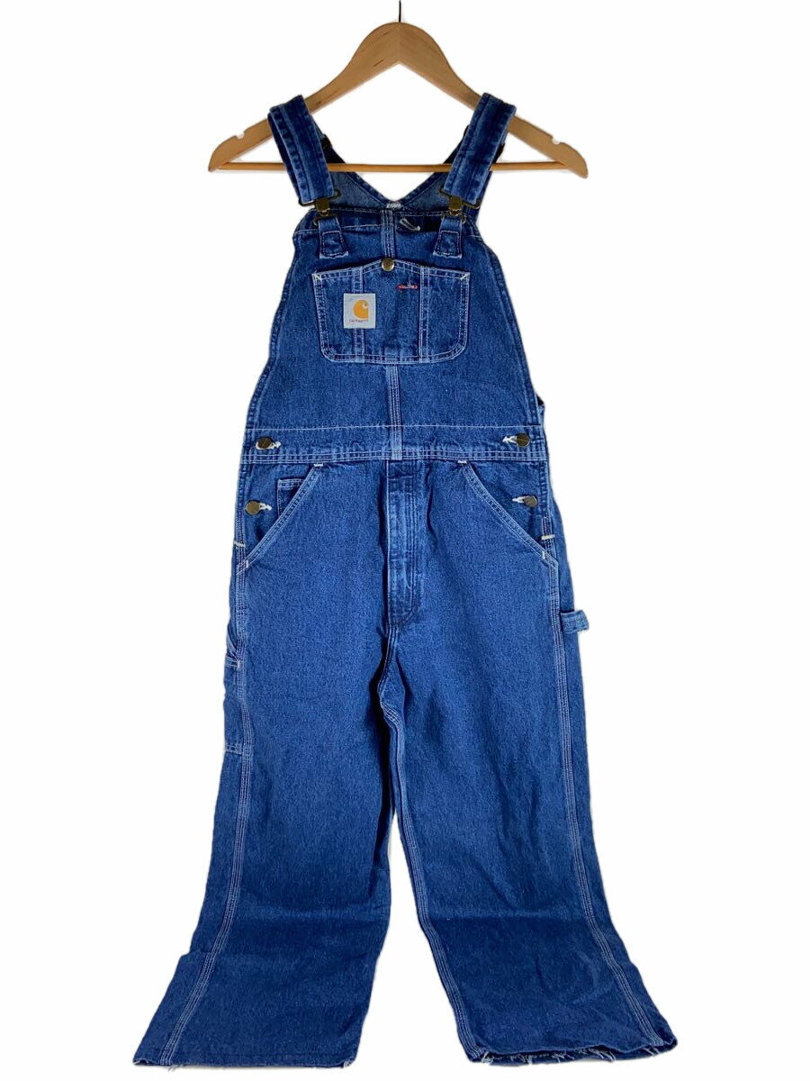 【中古】Carhartt◆オーバーオール/28/コットン/IDG/無地/R07-DST【メンズウェア】