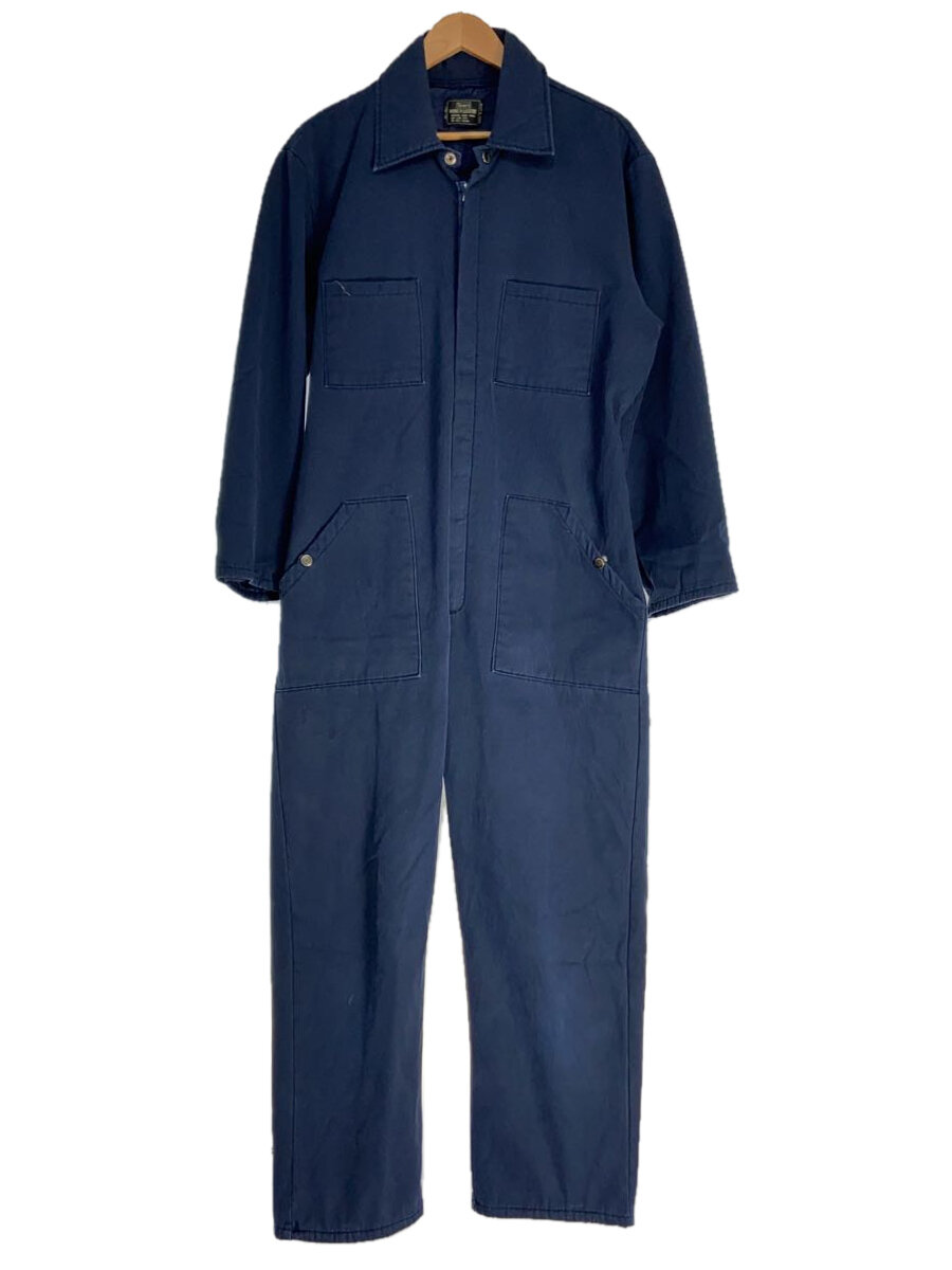 【中古】sears◆70-80s/WORKN LEISURE/MADE IN JAPAN/つなぎ/ジャンプスーツ/コットン/NVY【メンズウェア】