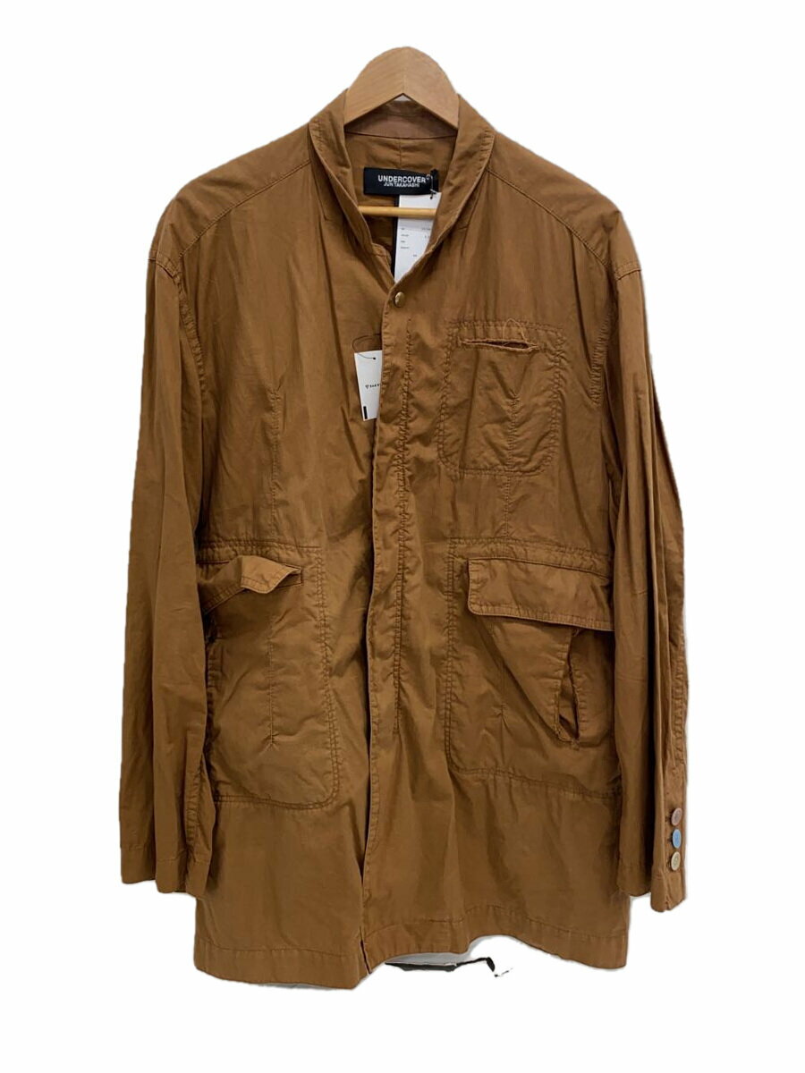 【中古】UNDERCOVER◆ジャケット/4/コットン/BRW/UC1A4103-2/製品染ジャケット【メンズウェア】
